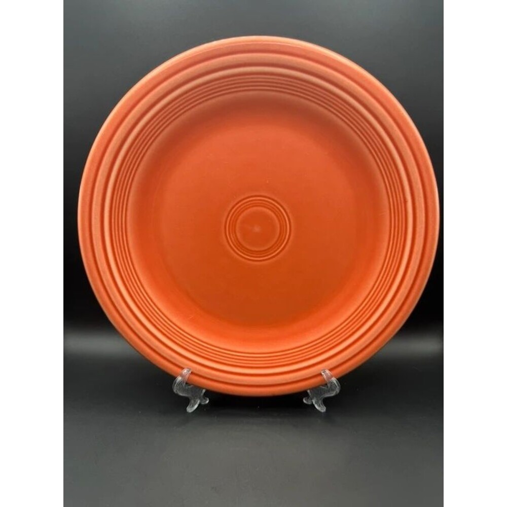 Fiesta Paprika 10.5โ Dinner Plate Homer Laughlin LFiestaware Lead Free USA